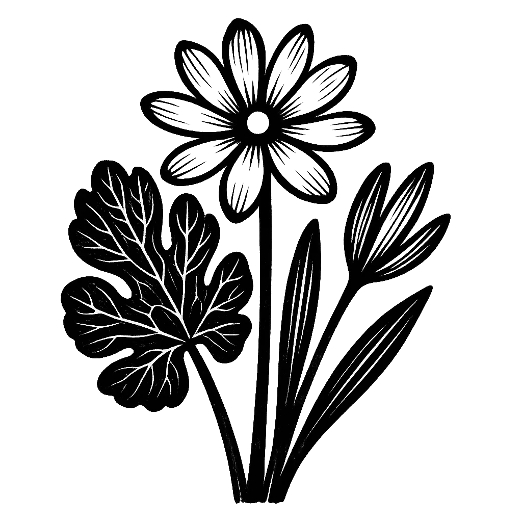 Sanglier de sang. Illustration à l'encre noire générée par IA